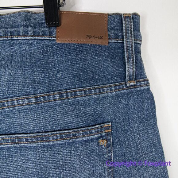 New! Madewelll Slim Wide-Leg Jeans in Crownridge Wash, size 36 - Picture 12 of 16